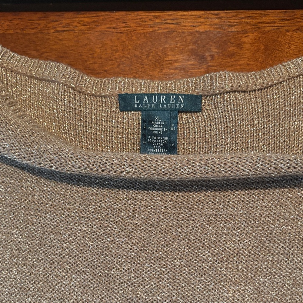 Lauren Ralph Lauren Golden Shrug Sweater